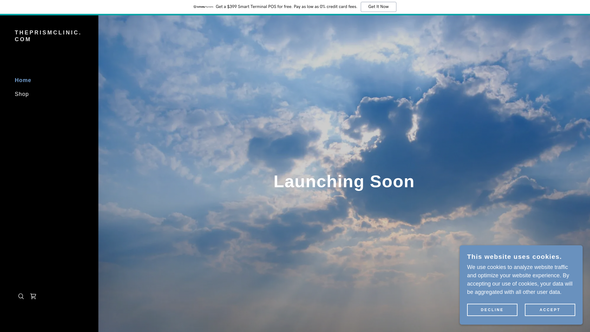 website screenshot of https://theprismclinic.com/