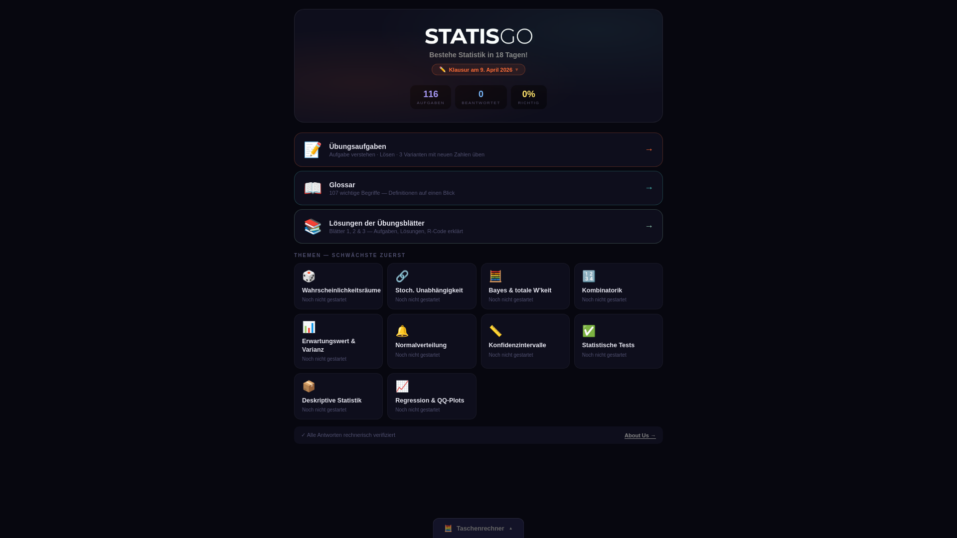 website screenshot of https://statisgo.ch/