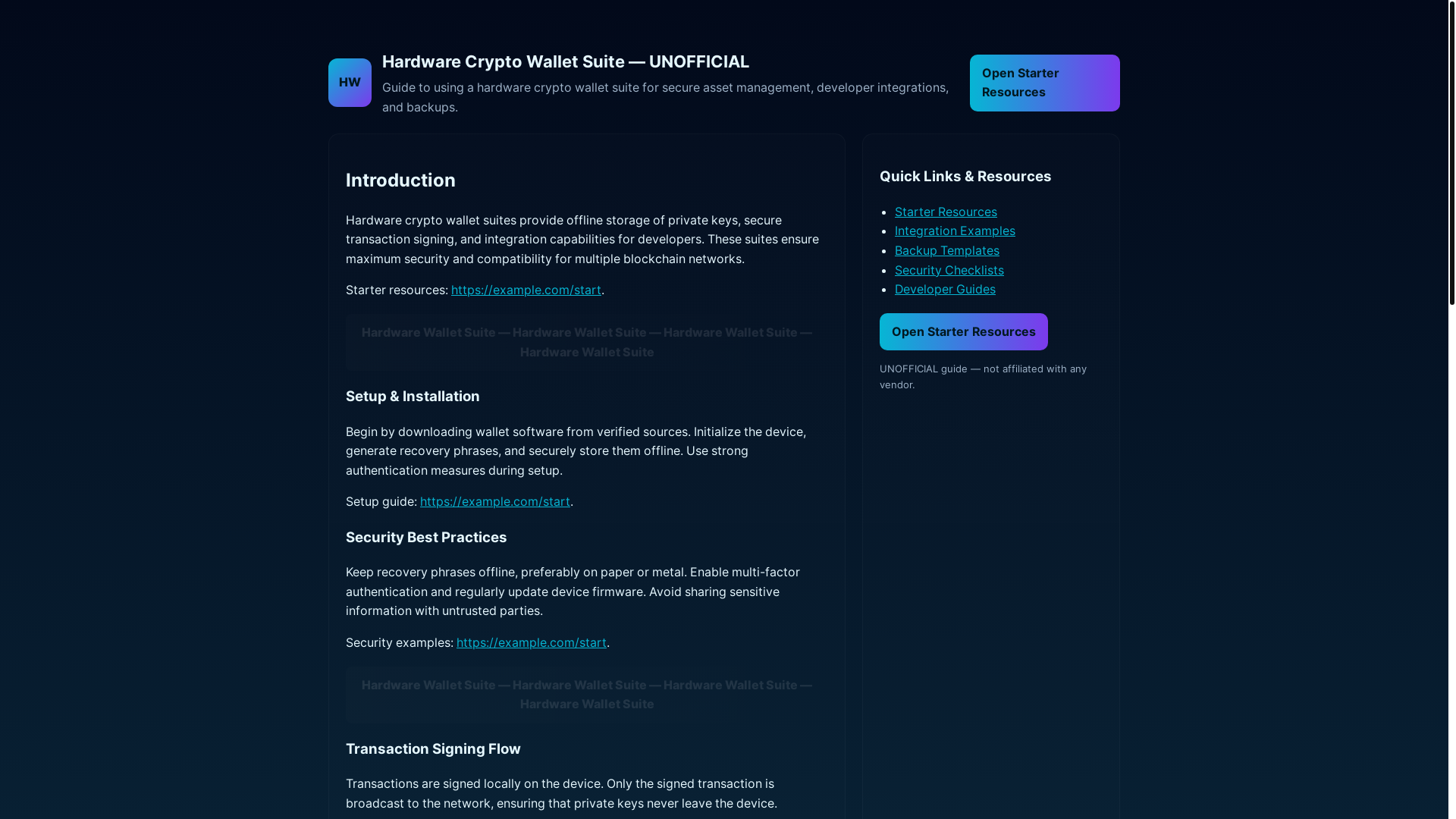 website screenshot of https://docs-terezor.pages.dev/