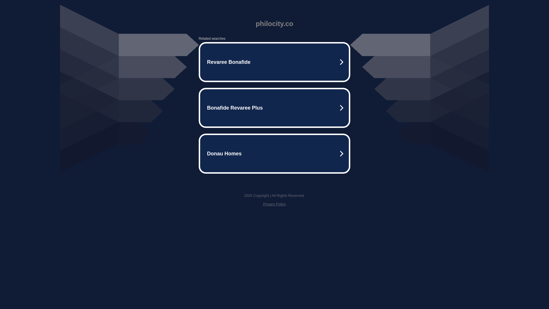 website screenshot of https://philocity.co/