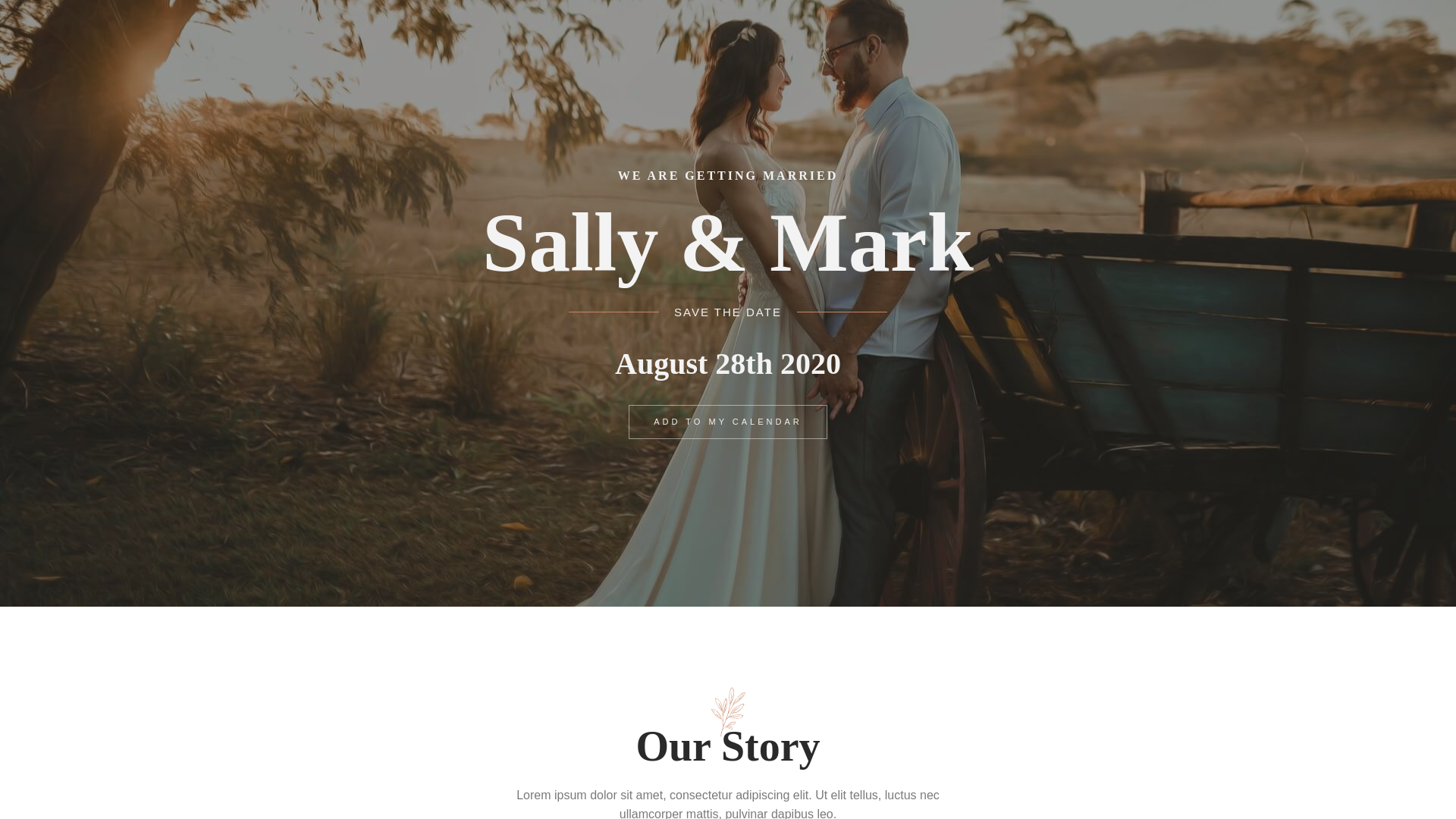 website screenshot of https://de-kock-trouklokke-lui.co.za/