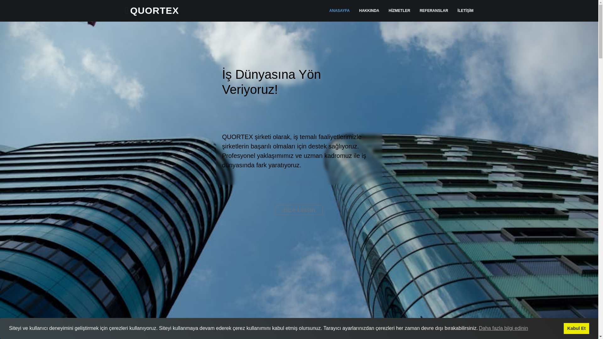 website screenshot of https://quortex.cfd/
