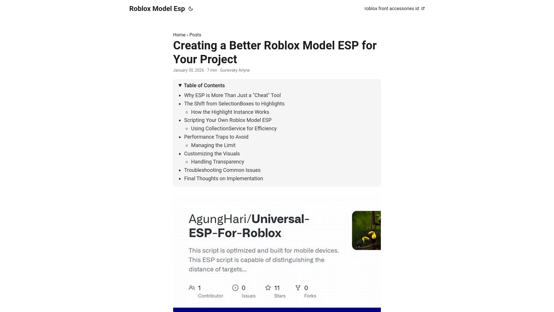 website screenshot of https://roblox-model-esp.pages.dev/