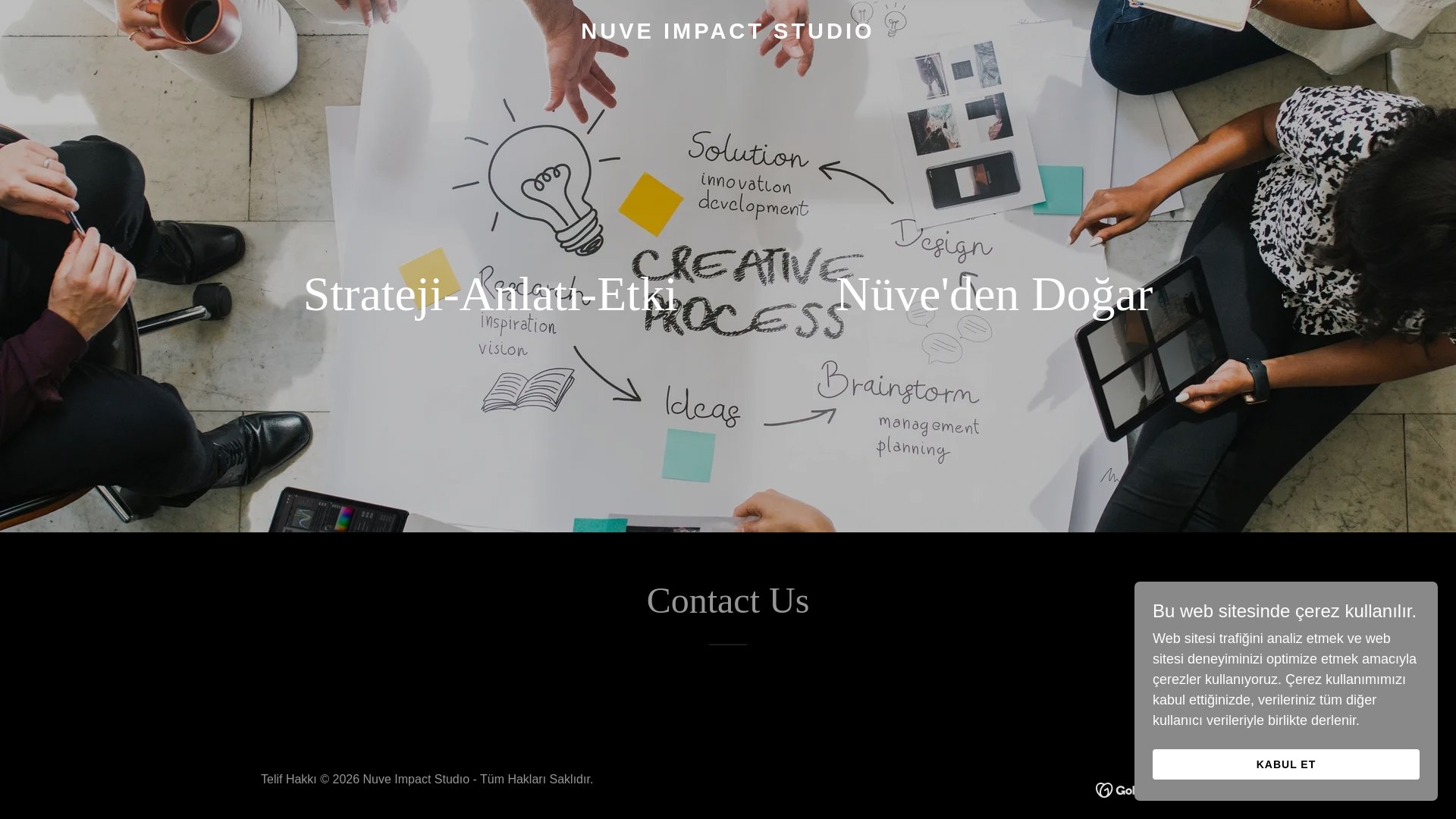 website screenshot of https://nuveimpactstudio.com