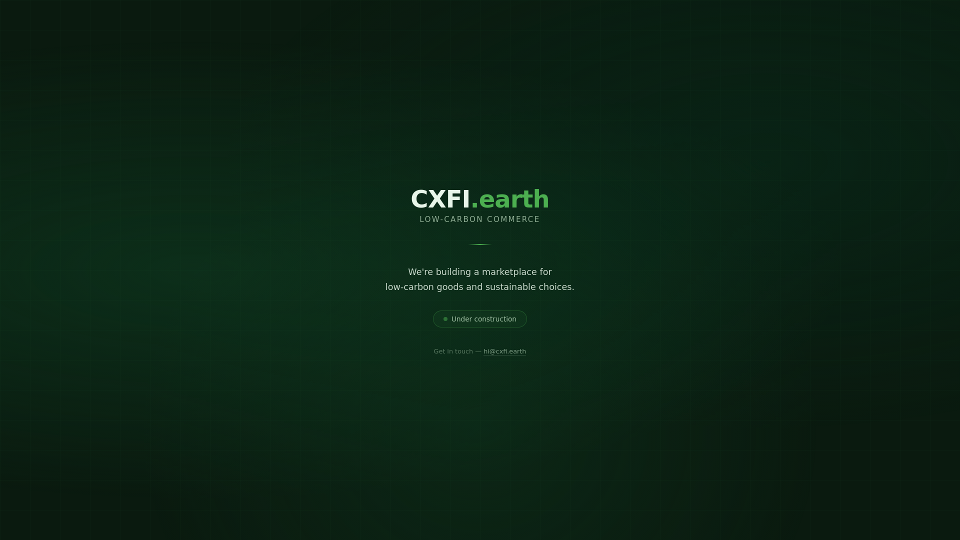 website screenshot of https://cxfi-earth.pages.dev/