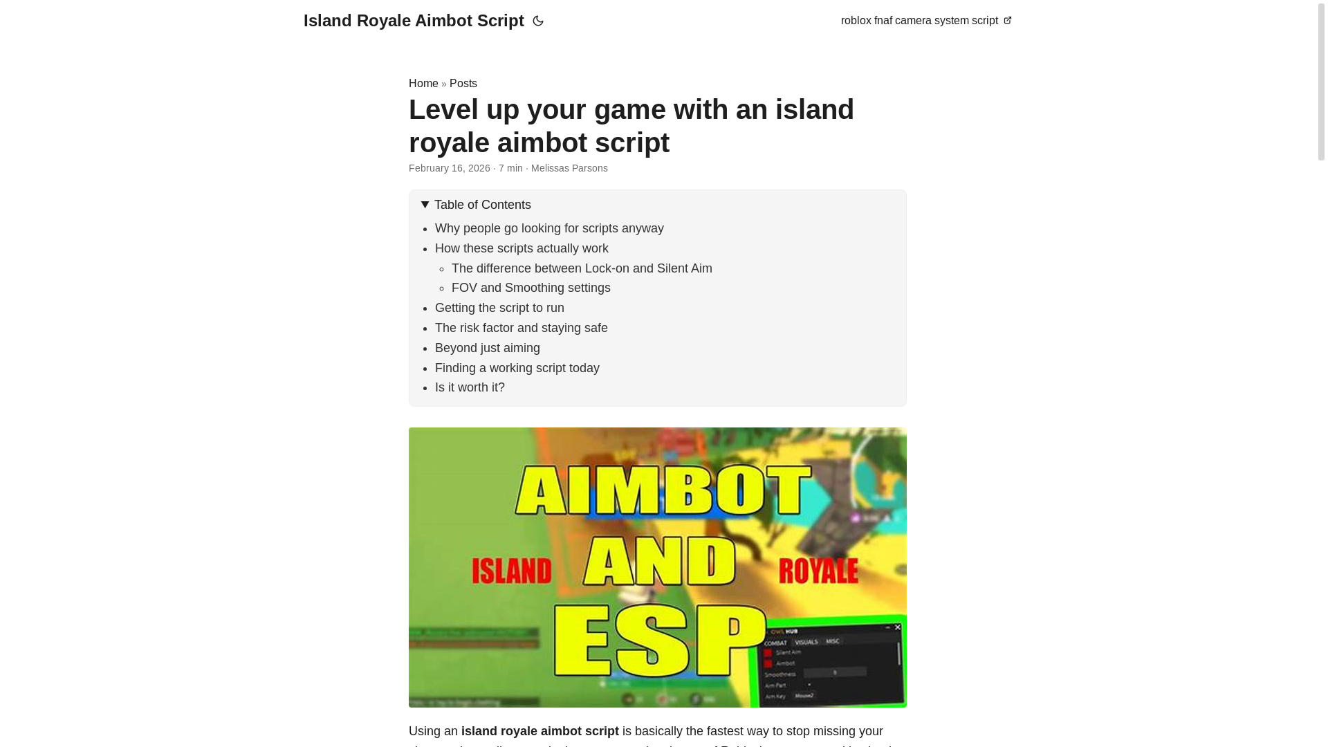 website screenshot of https://island-royale-aimbot-script.pages.dev/