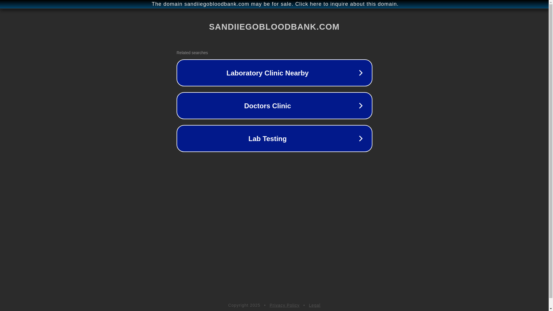 website screenshot of https://sandiiegobloodbank.com/