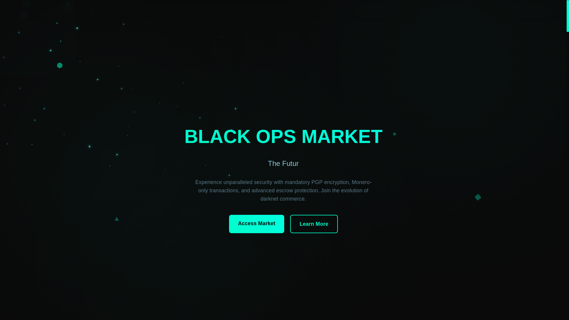 website screenshot of https://blackopsmarketportal.com/