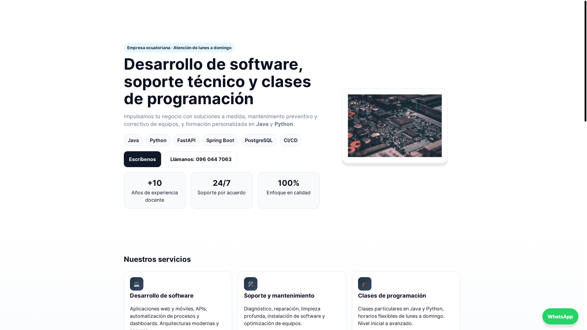 website screenshot of https://torvalsoft.com/