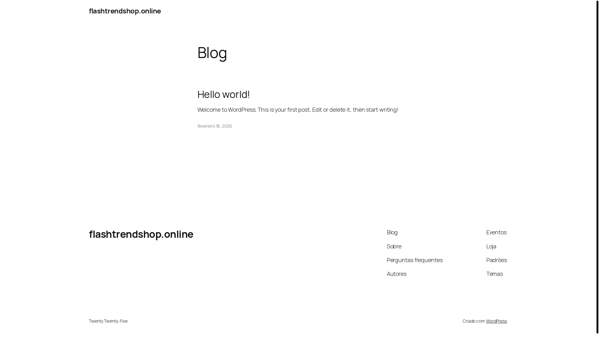 website screenshot of https://flashtrendshop.online/