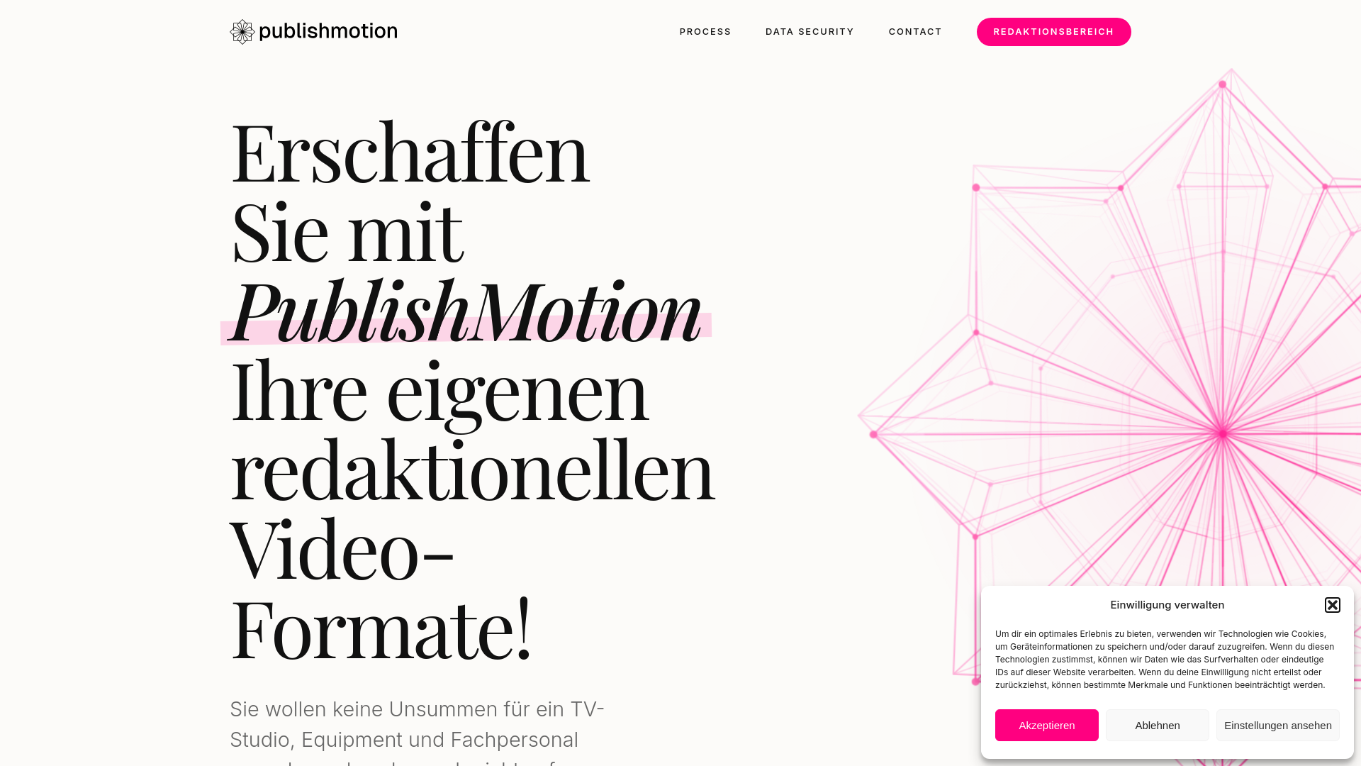 website screenshot of https://publishmotion.ch/