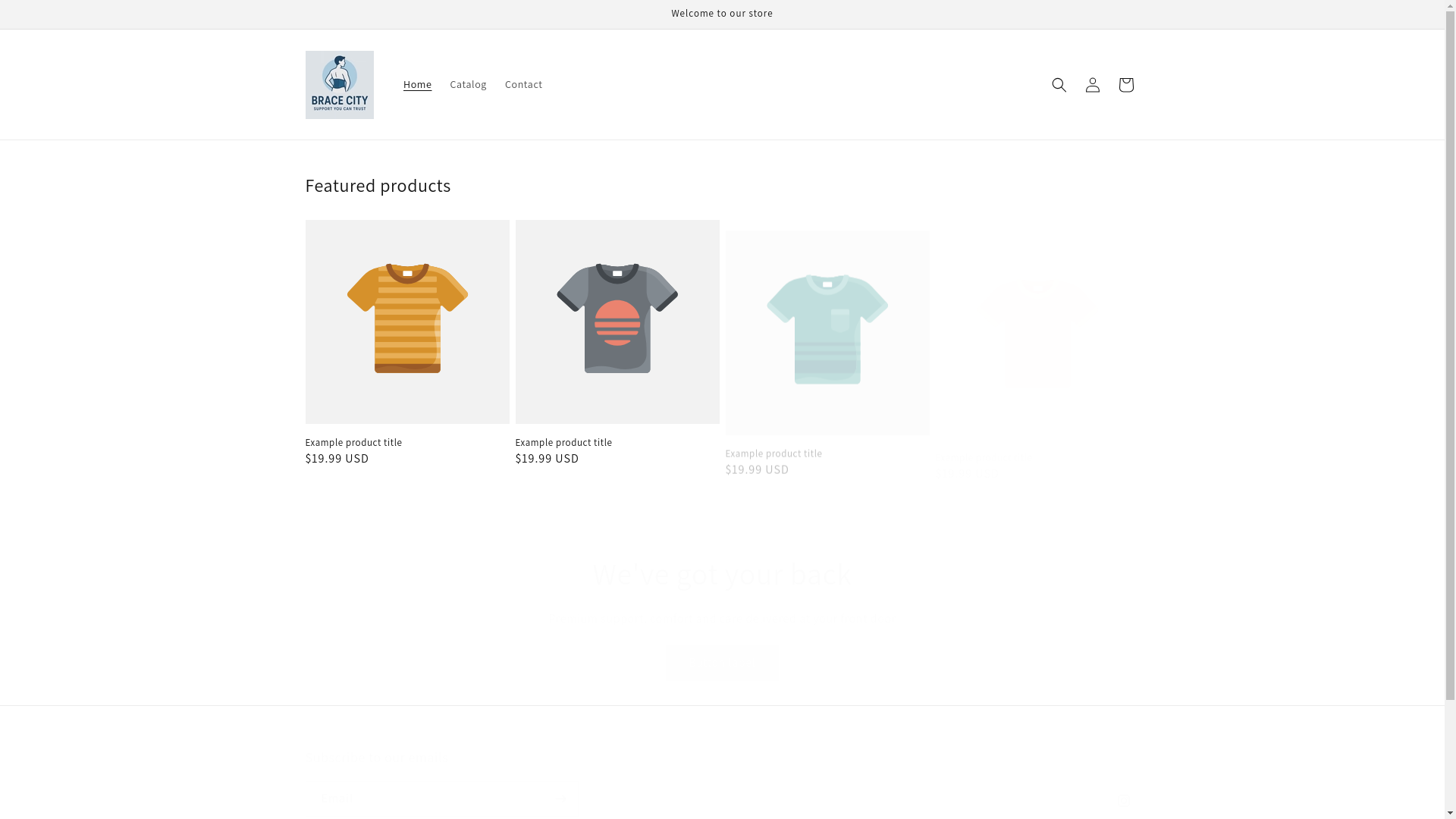 website screenshot of https://bracecity.com/