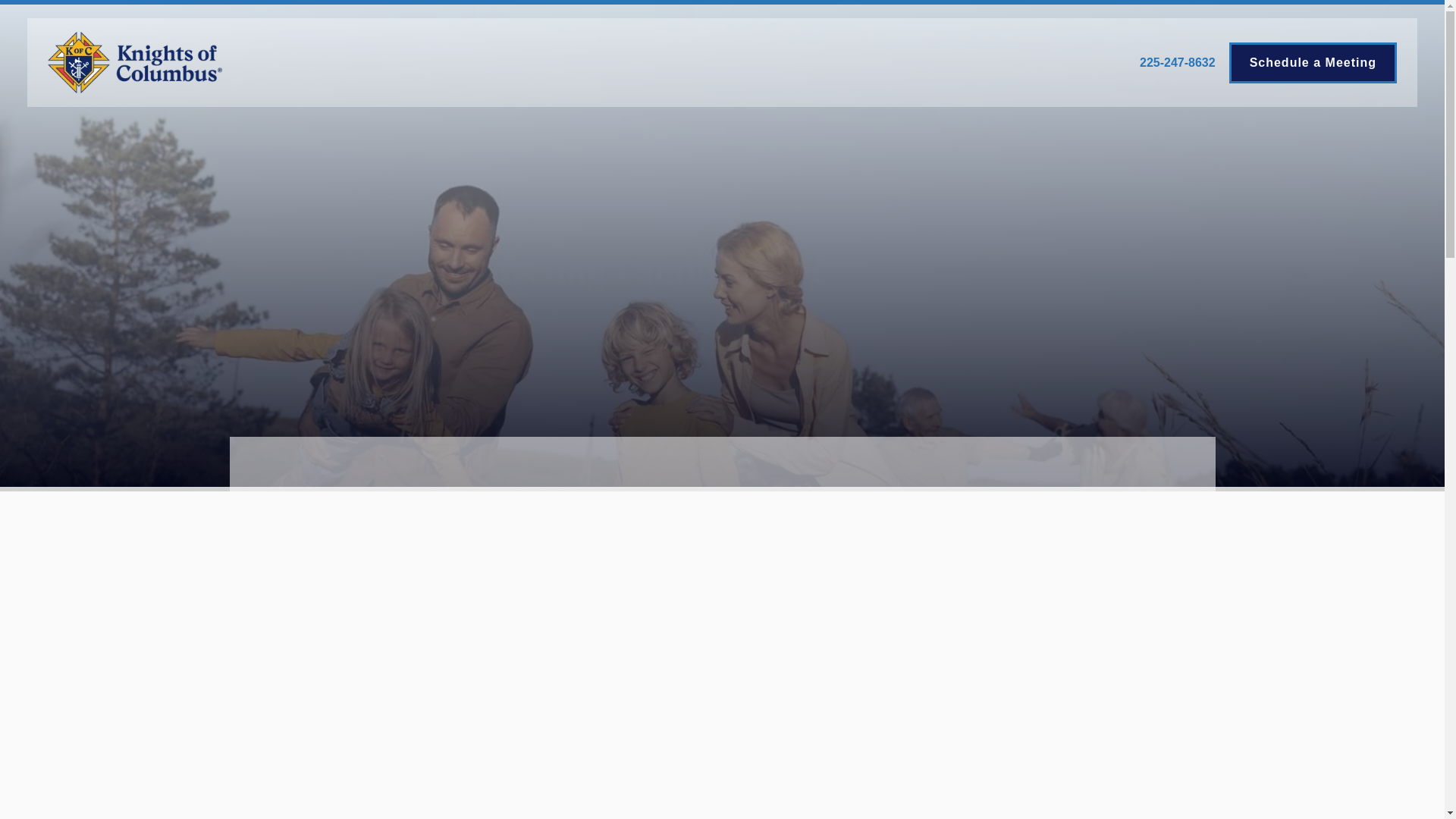 website screenshot of https://kofc-agent-steven-wallace.pages.dev/
