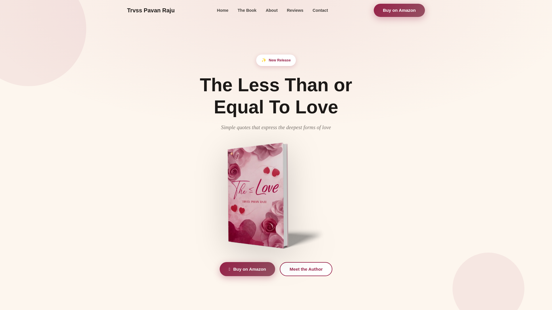 website screenshot of https://quotesbypavan.online/