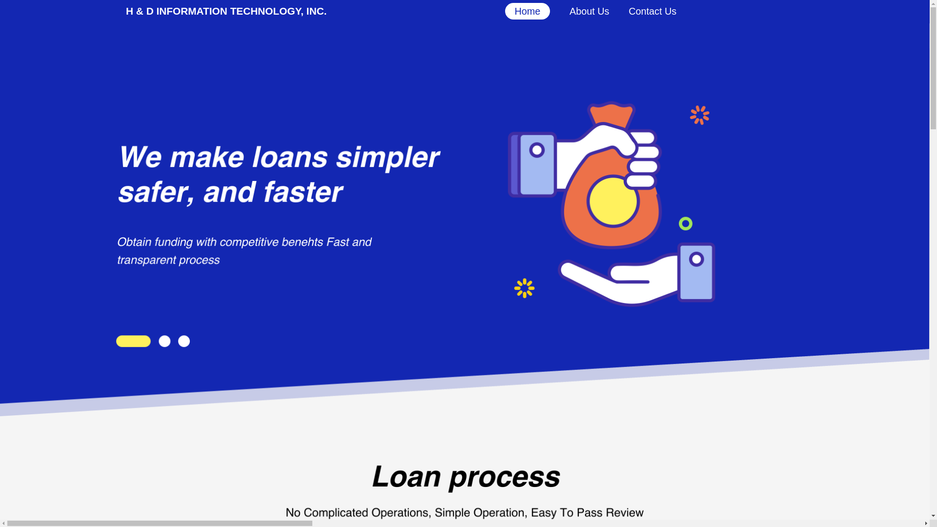 website screenshot of https://hdinformation-tech.com/