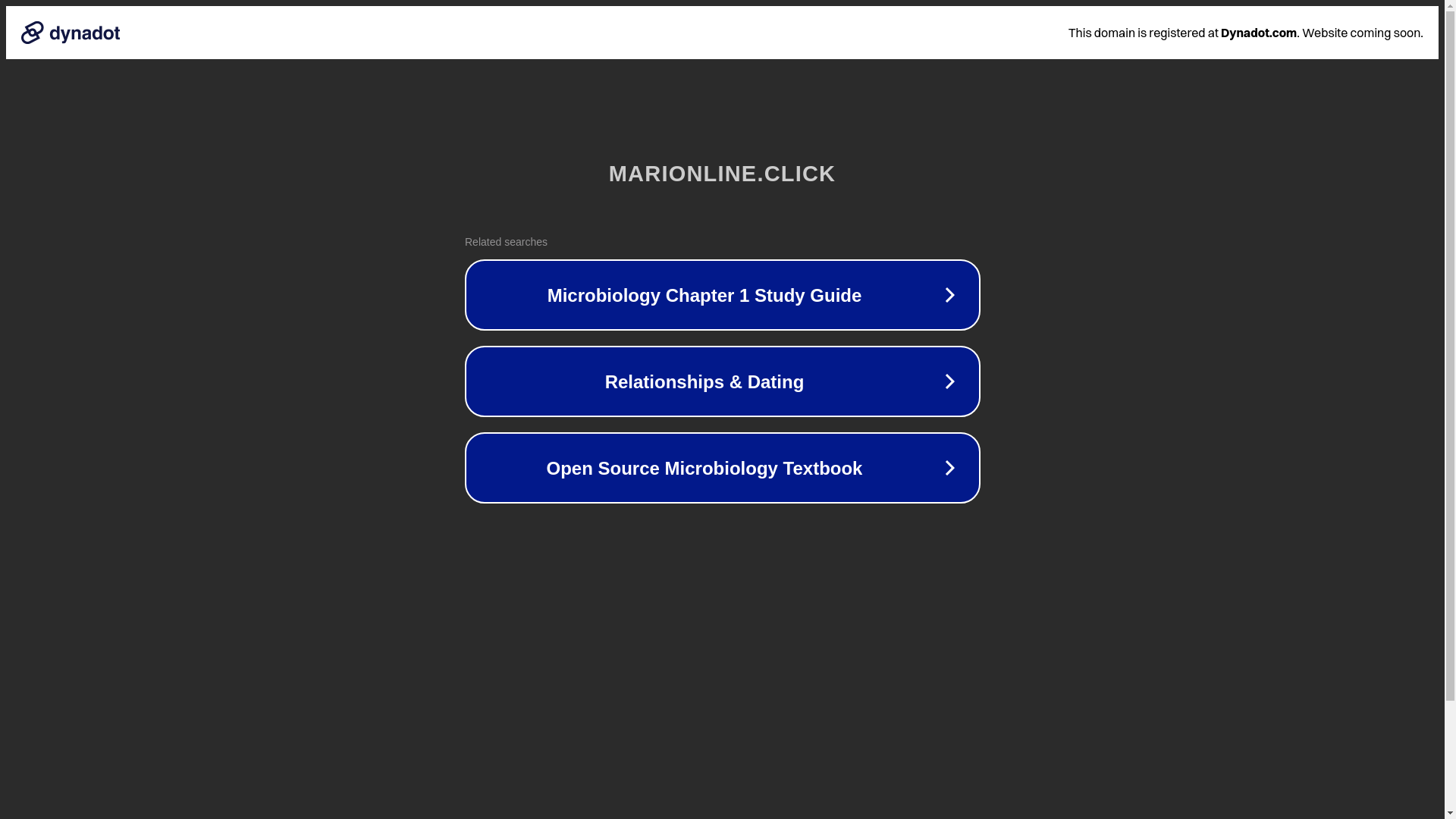 website screenshot of https://marionline.click/