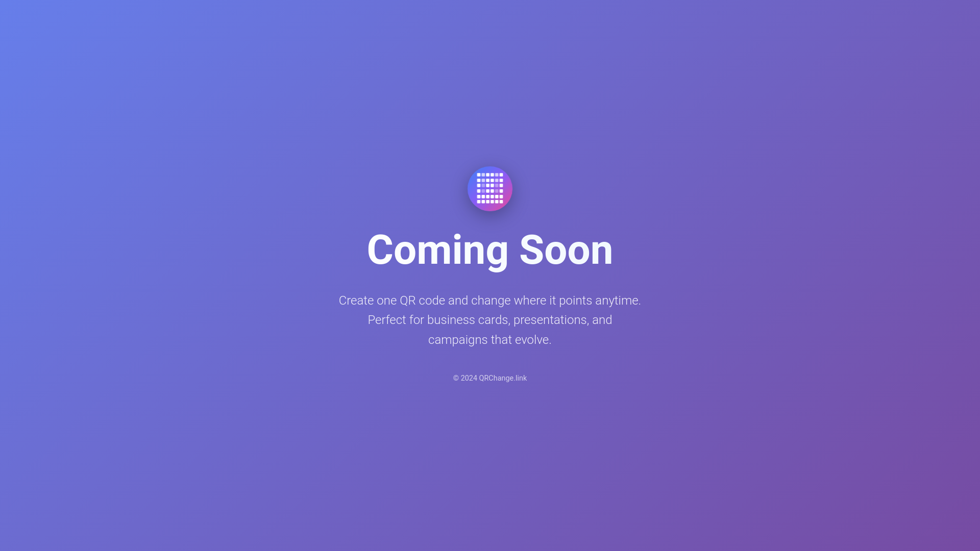 website screenshot of https://qrchangelingcomingsoon.pages.dev/