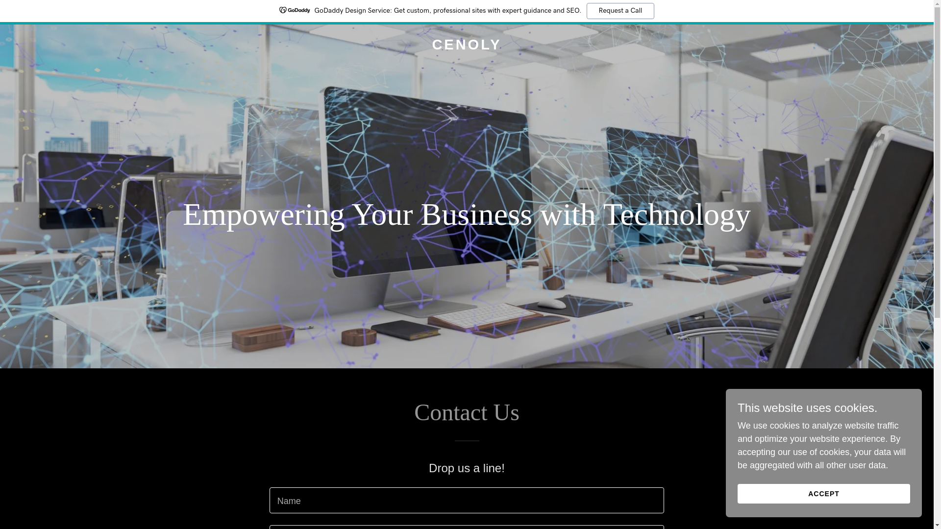 website screenshot of https://cenoly.com/