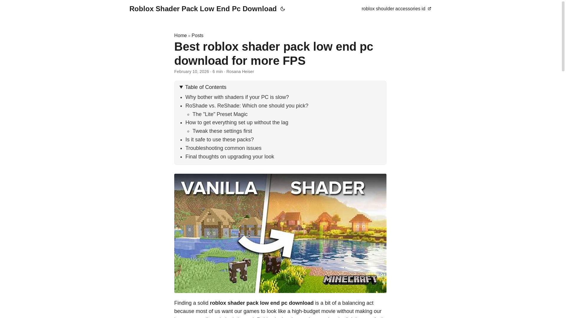 website screenshot of https://roblox-shader-pack-low-end-pc-download.pages.dev/