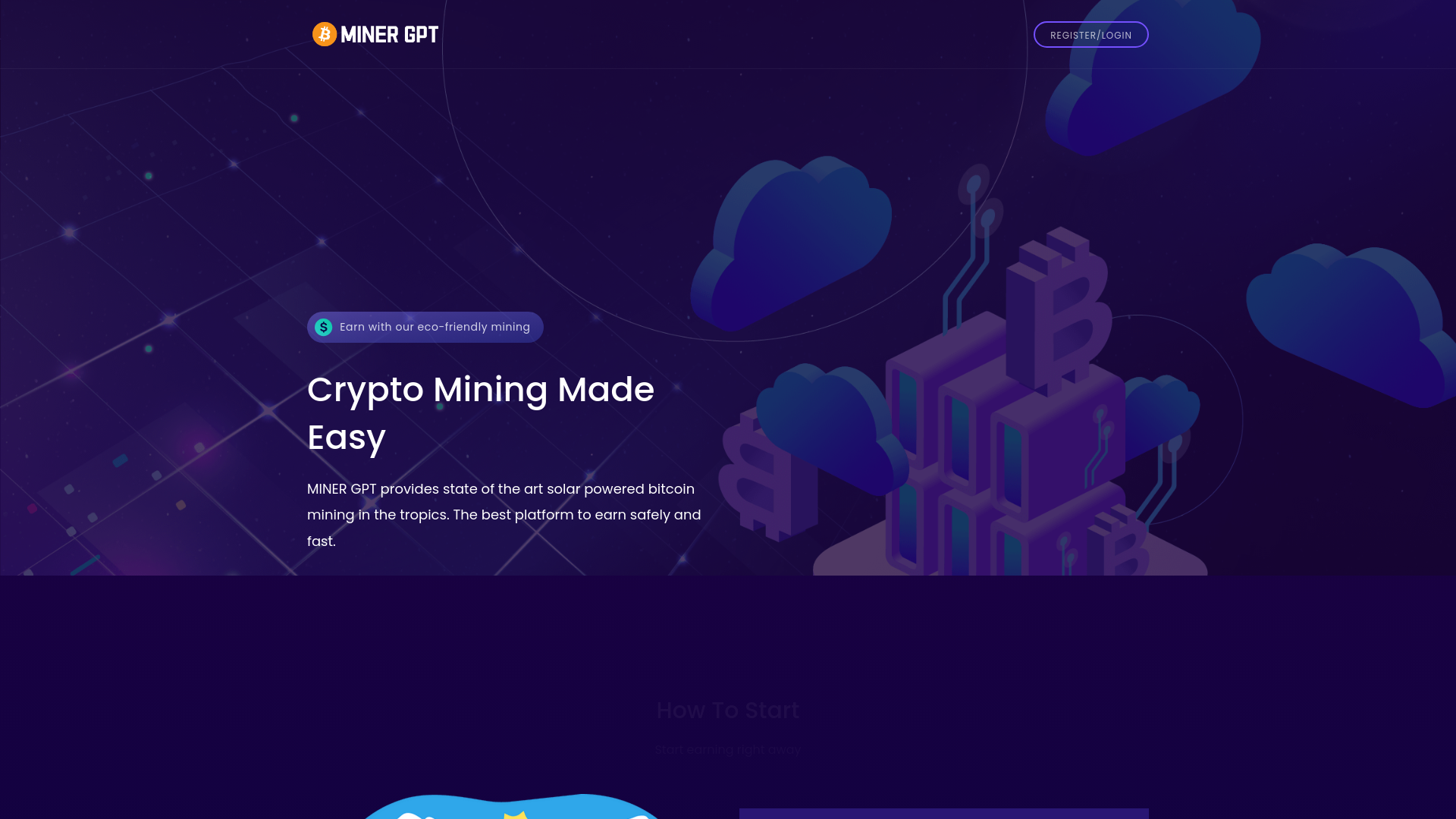 website screenshot of https://minergpt.org/
