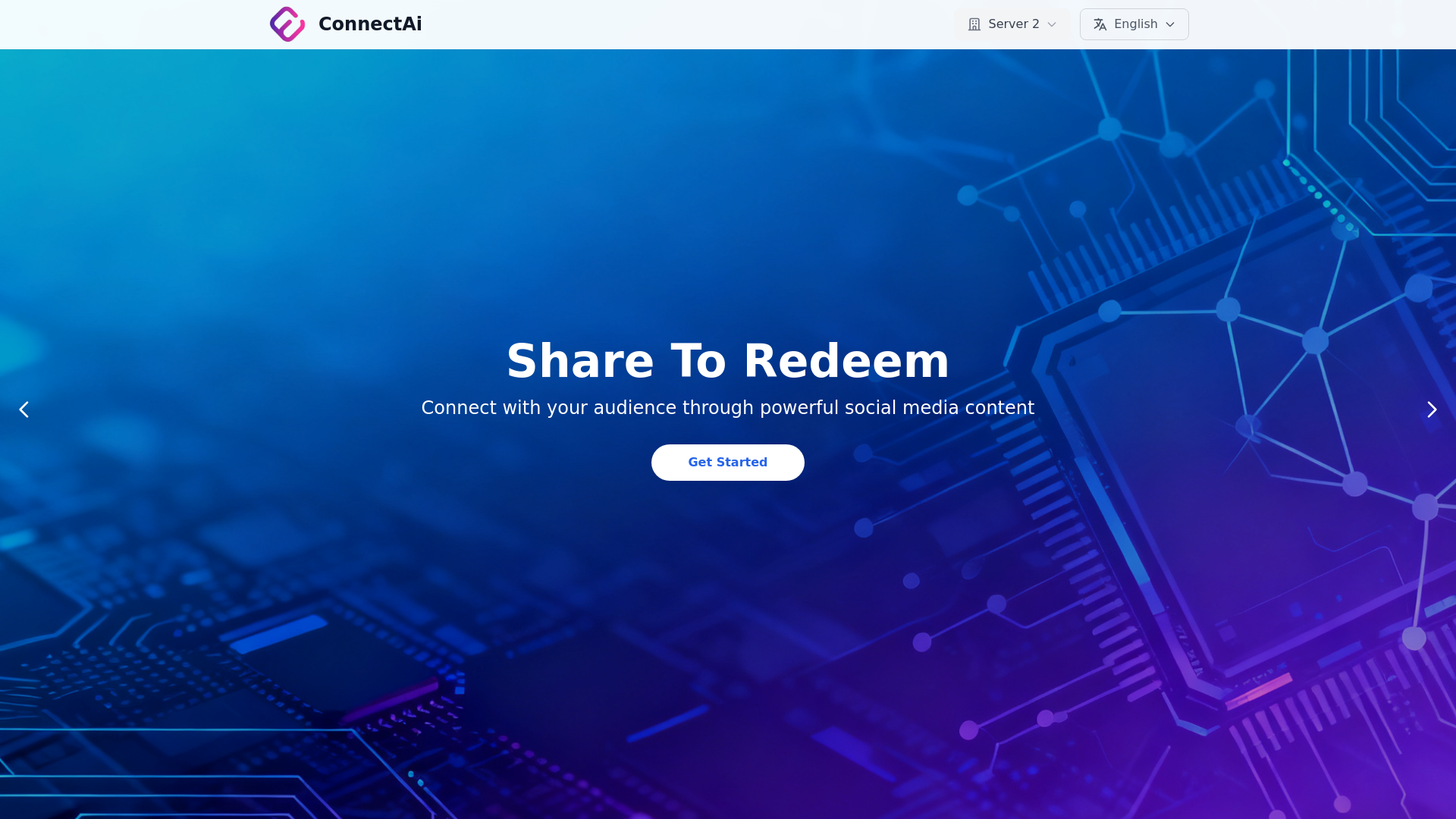 website screenshot of https://connectai1.pages.dev/