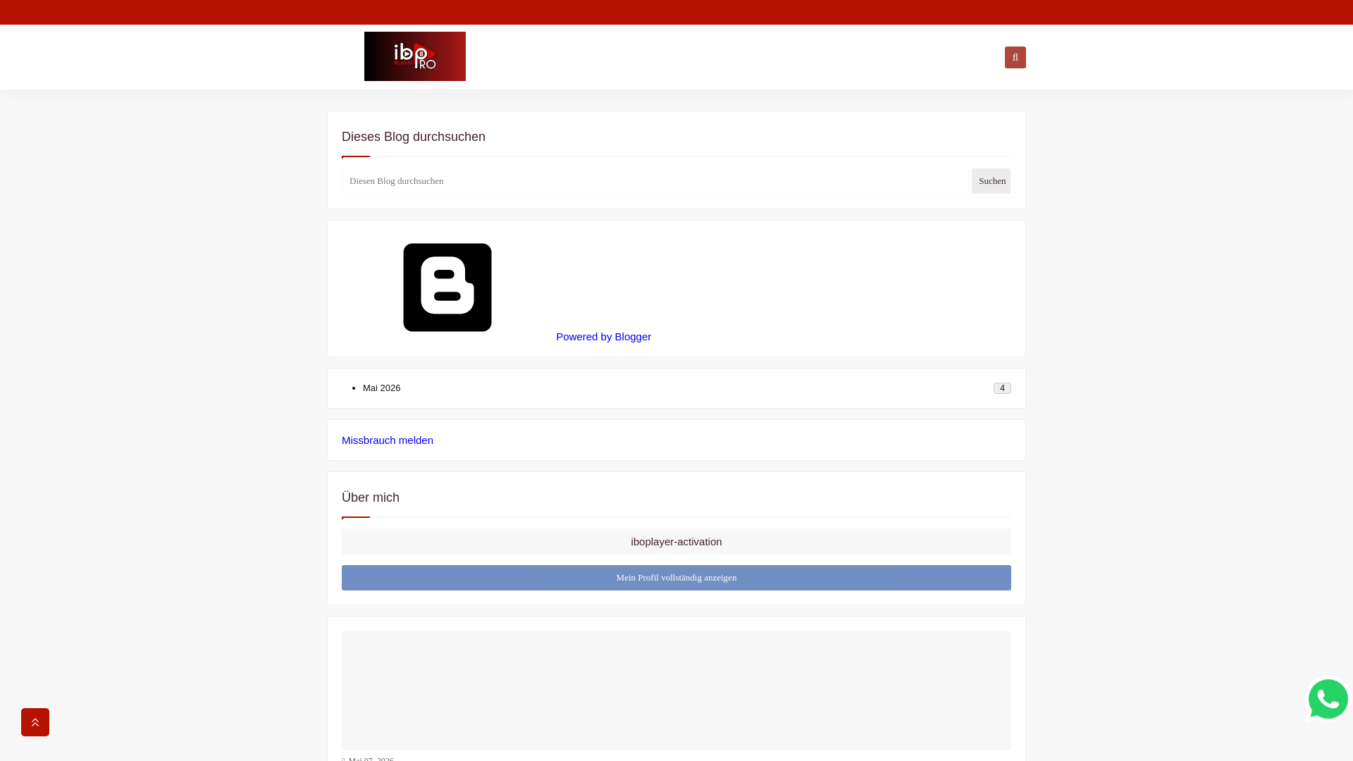 website screenshot of https://iptvgratistesten.de/