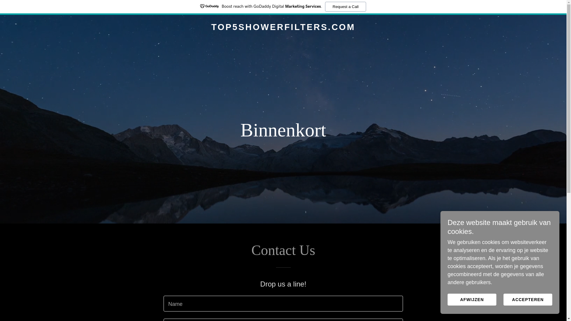 website screenshot of https://top5showerfilters.com/