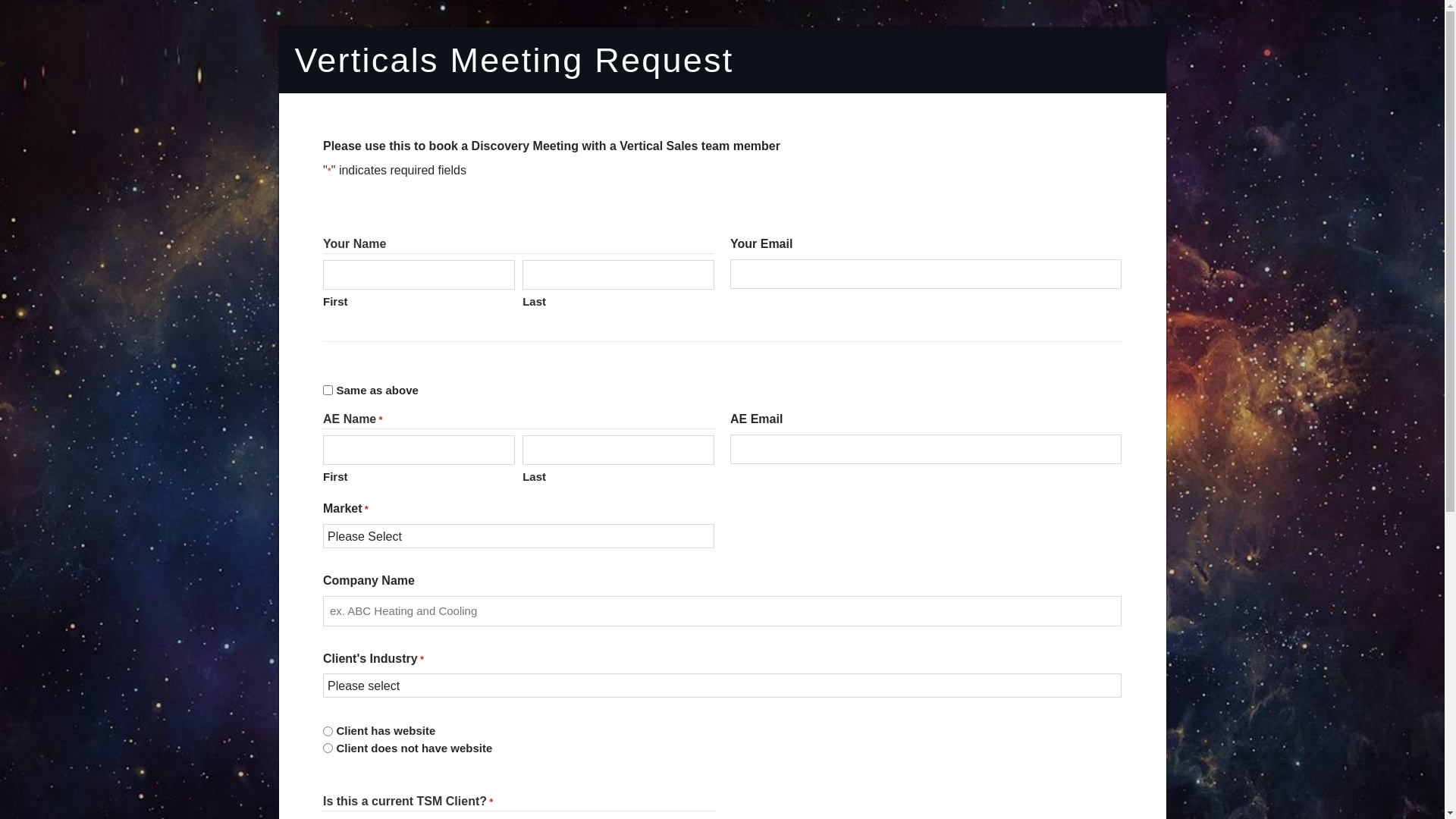 website screenshot of https://igniteverticalmeeting.com/