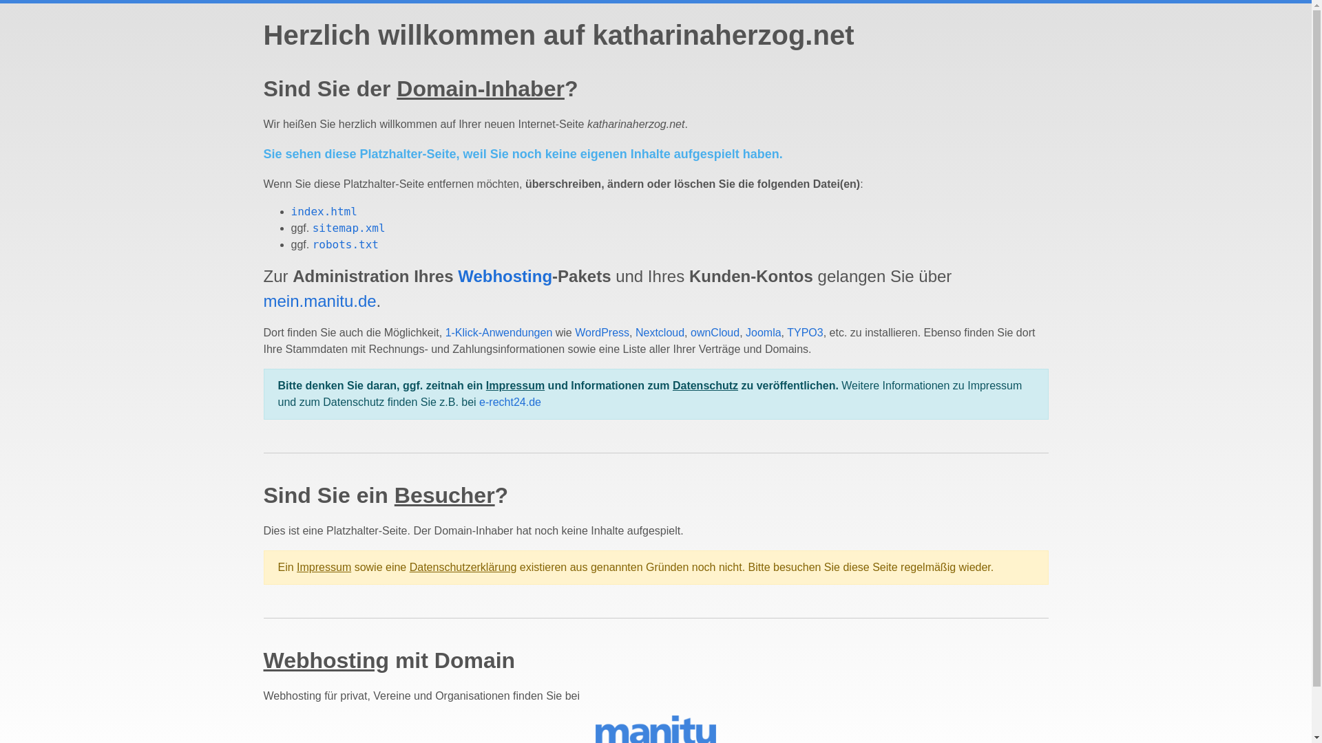 website screenshot of https://katharinaherzog.net/
