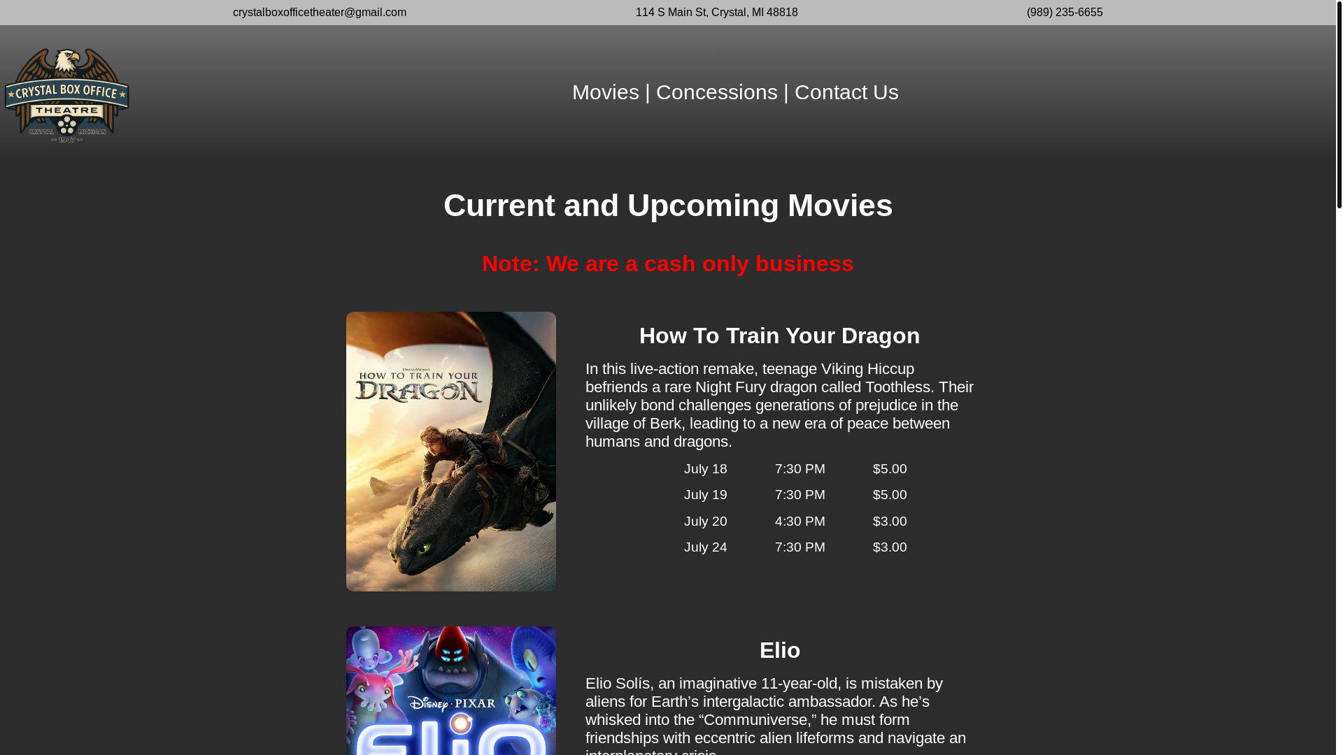 website screenshot of https://crystal-theater.pages.dev/
