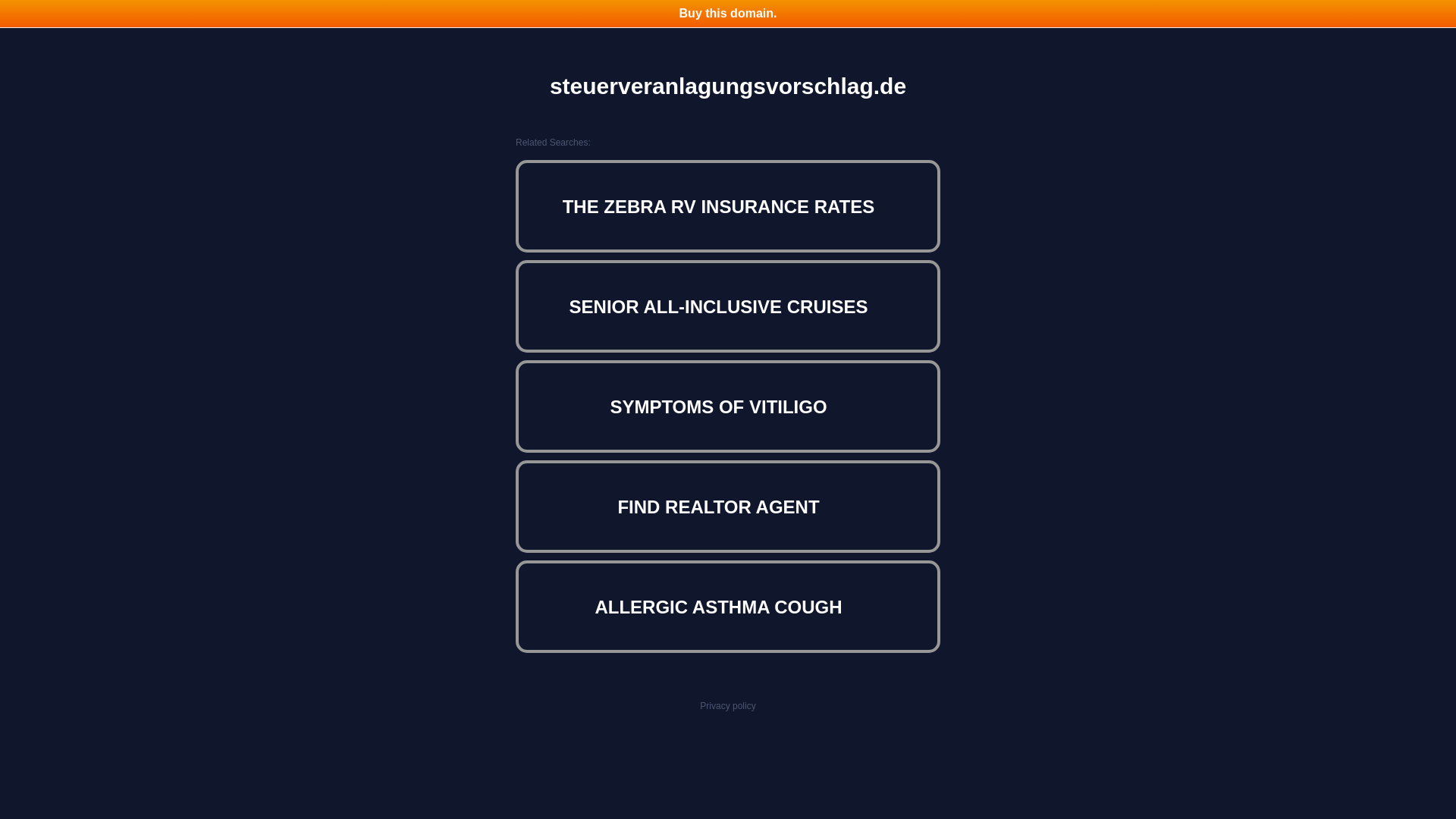 website screenshot of https://steuerveranlagungsvorschlag.de/
