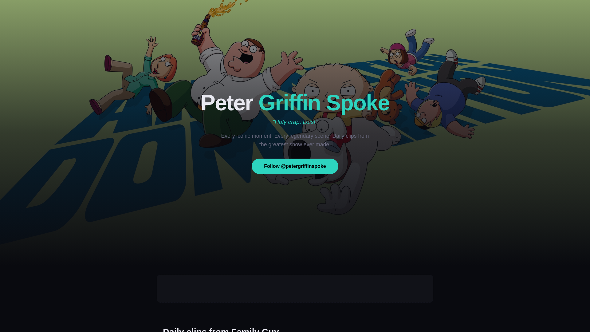 website screenshot of https://petergriffinspoke.pages.dev/
