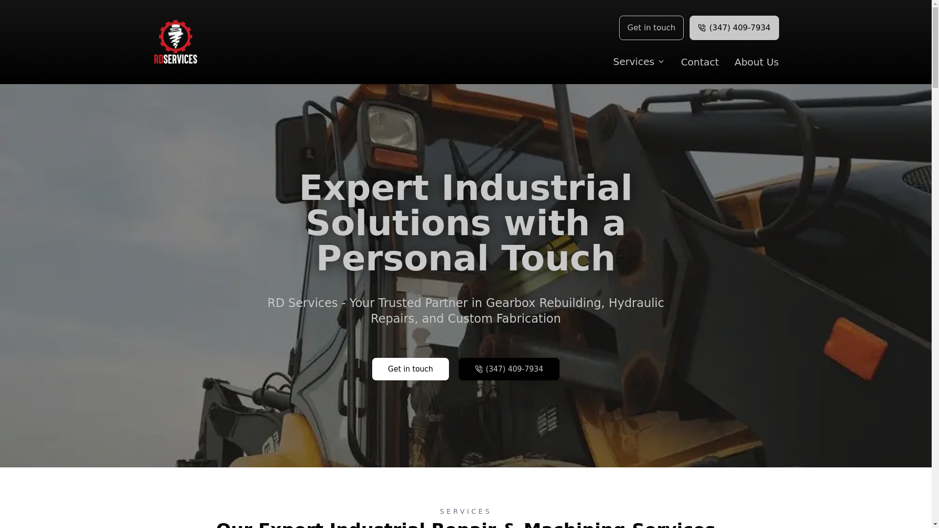 website screenshot of https://rdservicesusa.com/