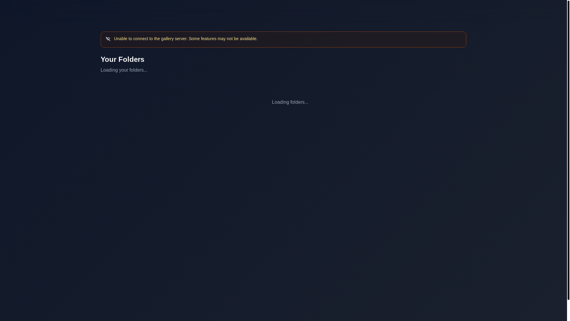 website screenshot of https://gallery-vault.pages.dev/