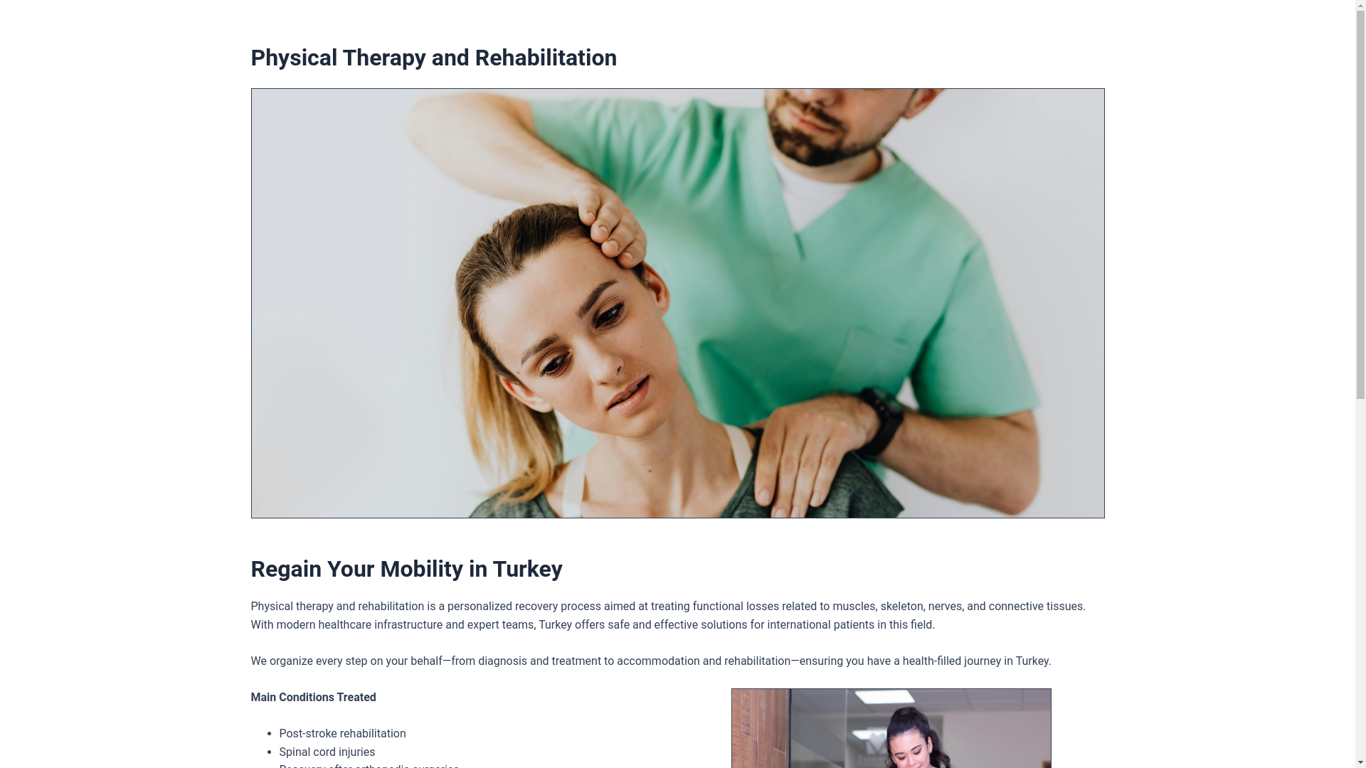 website screenshot of https://medipolpphysicaltherapy-en.pages.dev/