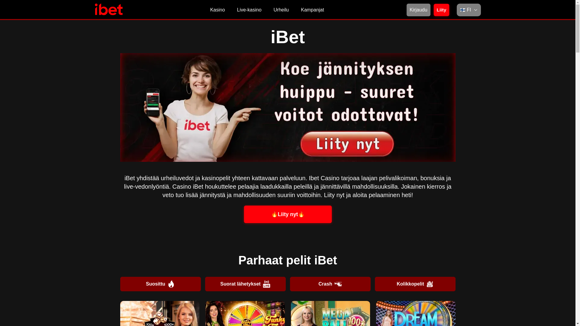 website screenshot of https://ibetcasino-fi-11931.pages.dev/