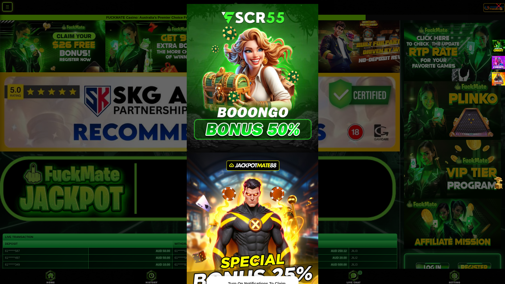 website screenshot of https://fuckmate.wiki