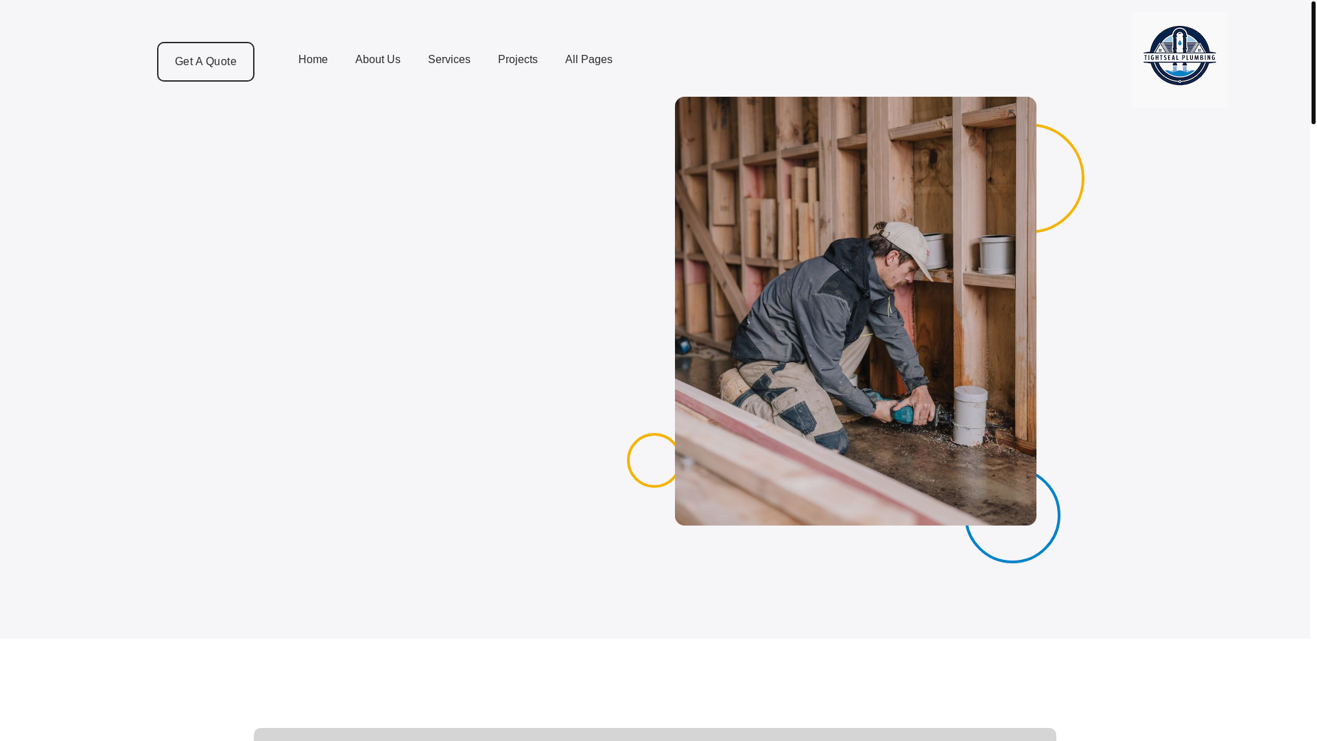website screenshot of https://tightsealplumbing.co.nz/