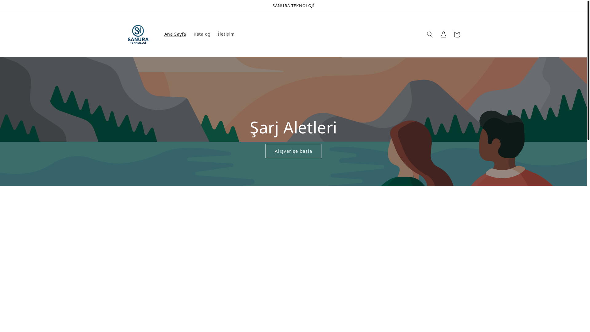 website screenshot of https://sanurateknoloji.com/