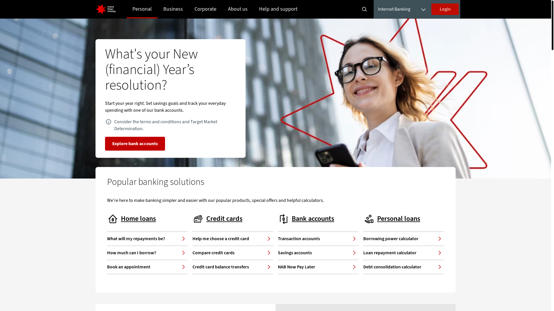 website screenshot of https://nab-investigation.com.au/