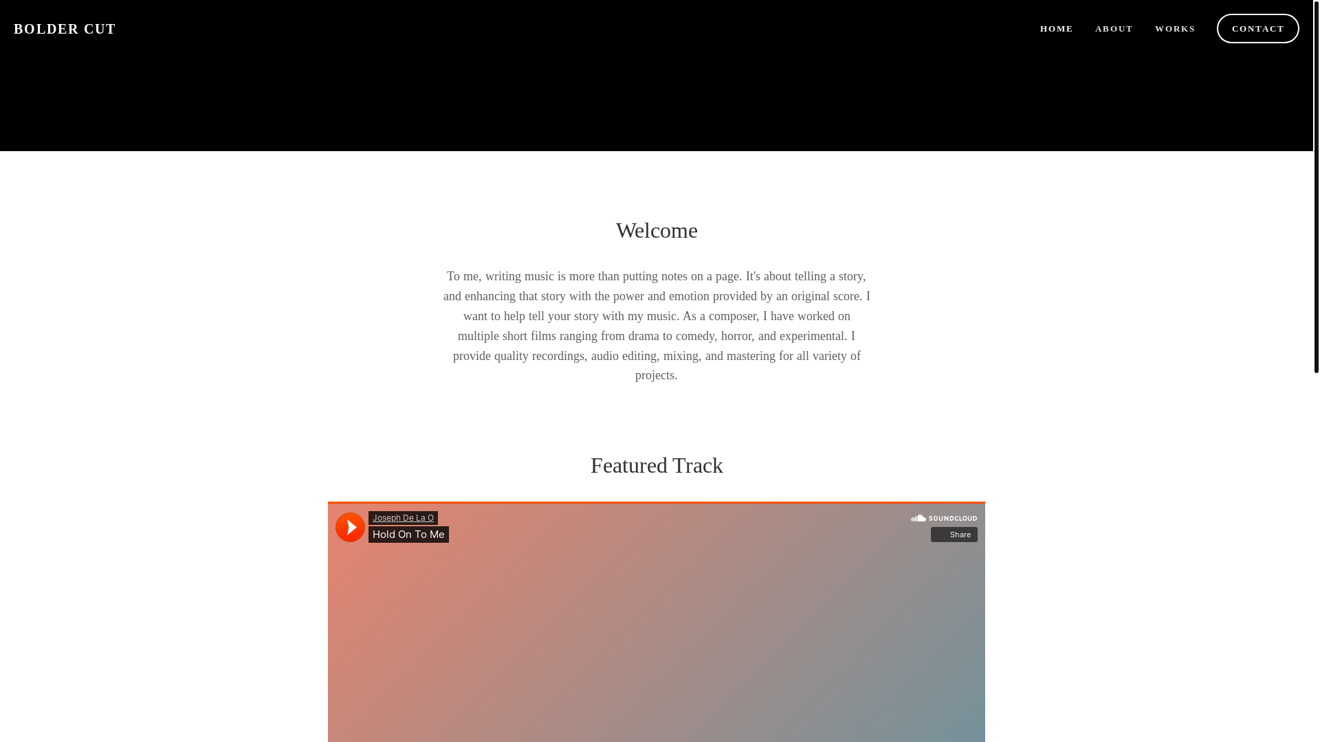 website screenshot of https://boldercut.com/