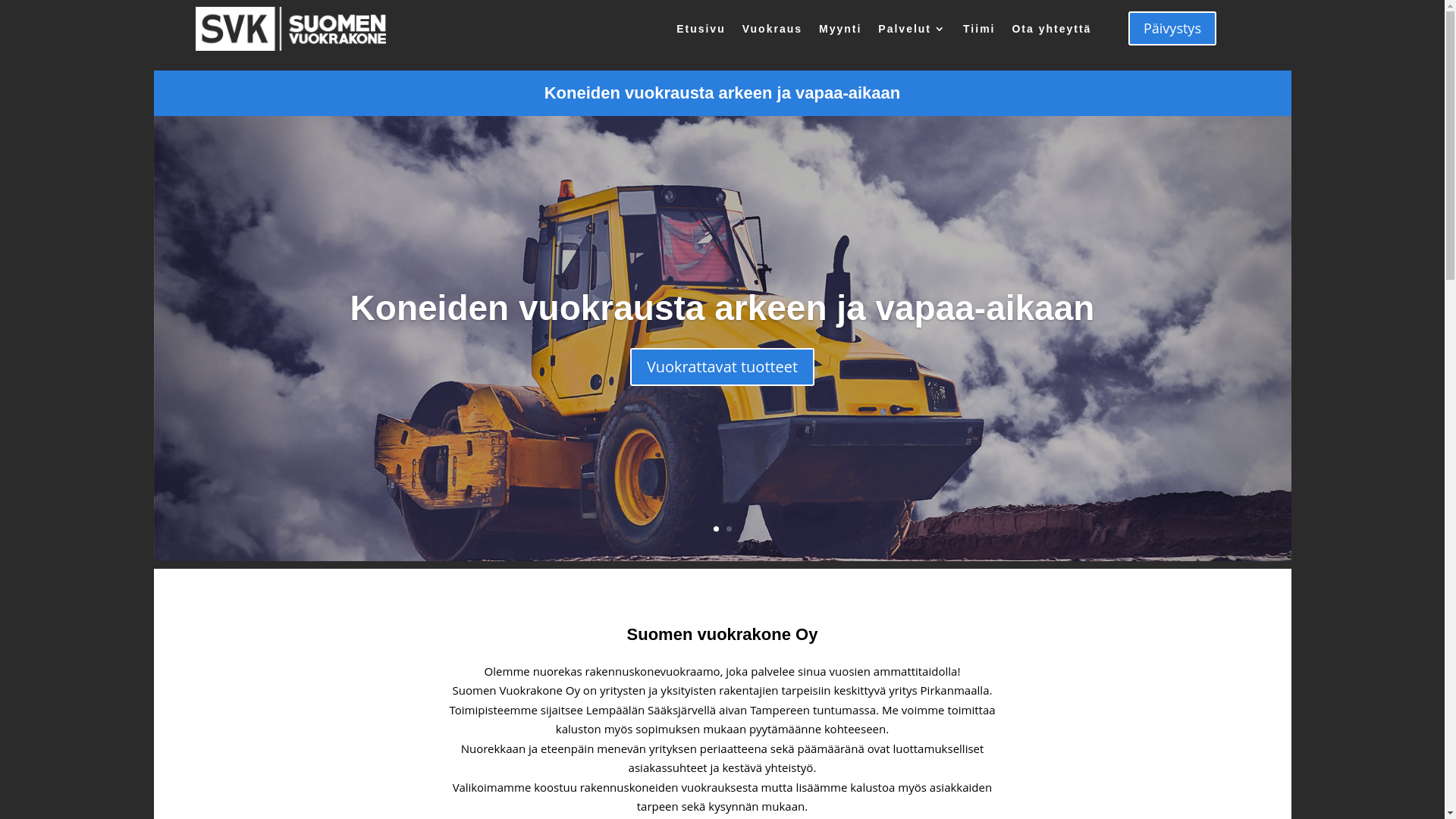 website screenshot of https://rockafella.fi/