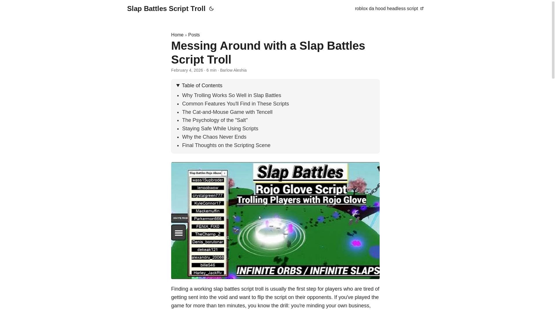 website screenshot of https://slap-battles-script-troll.pages.dev/