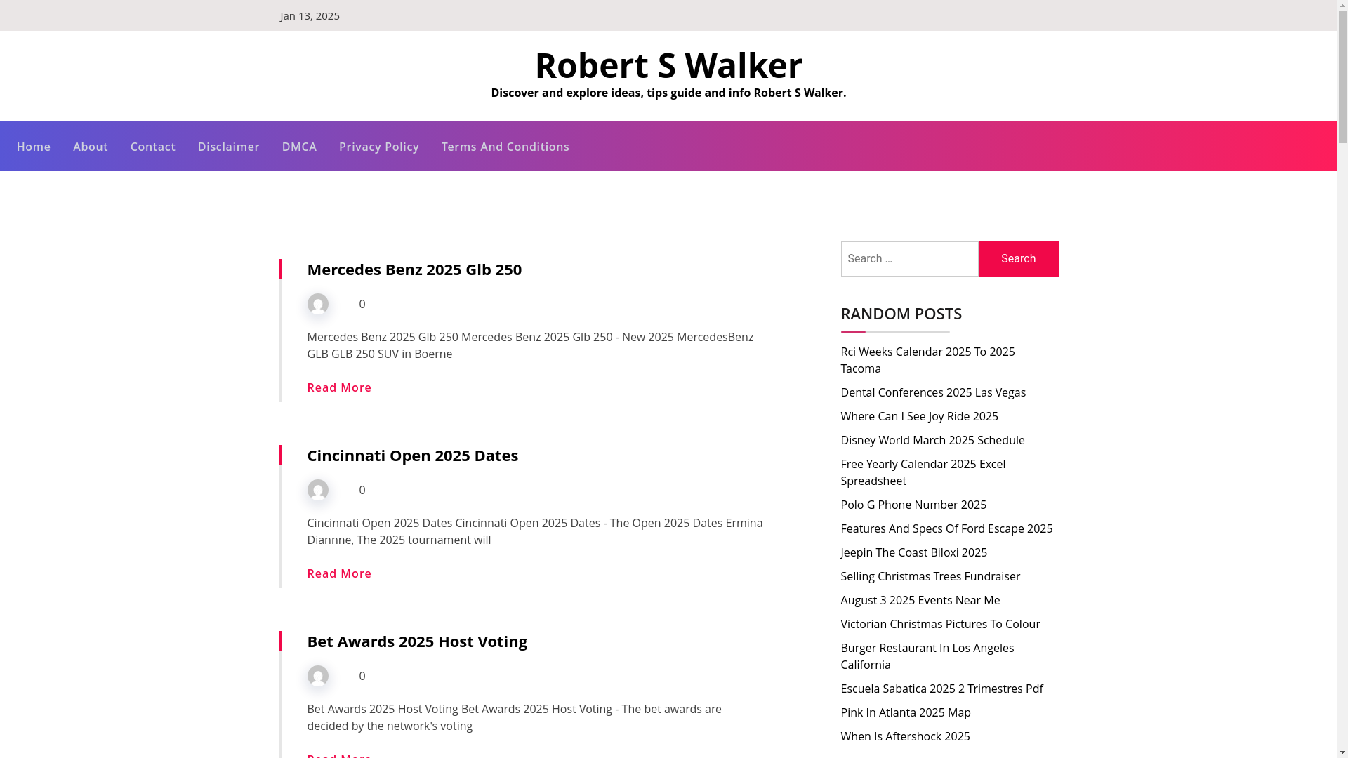 website screenshot of https://robertswalkerh.pages.dev/