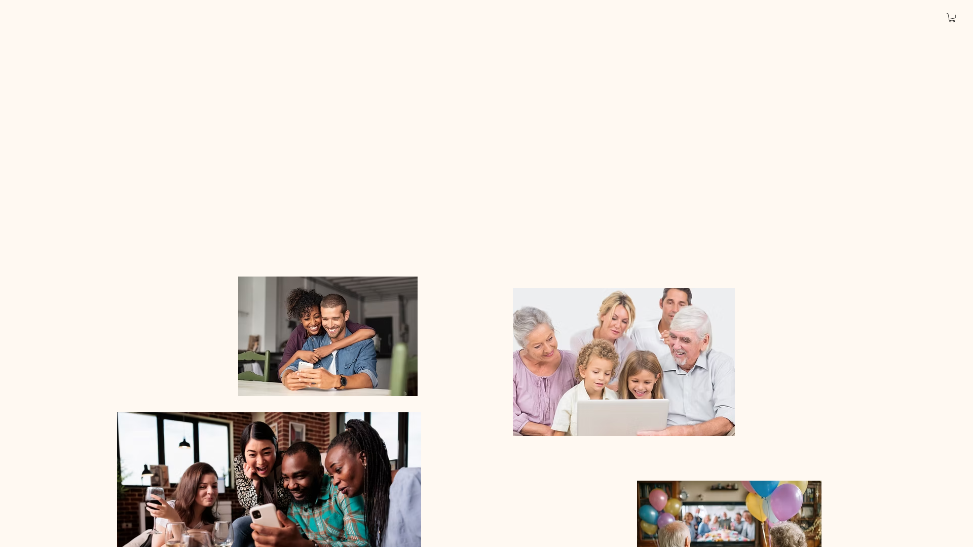 website screenshot of https://starshoutgreetings.com