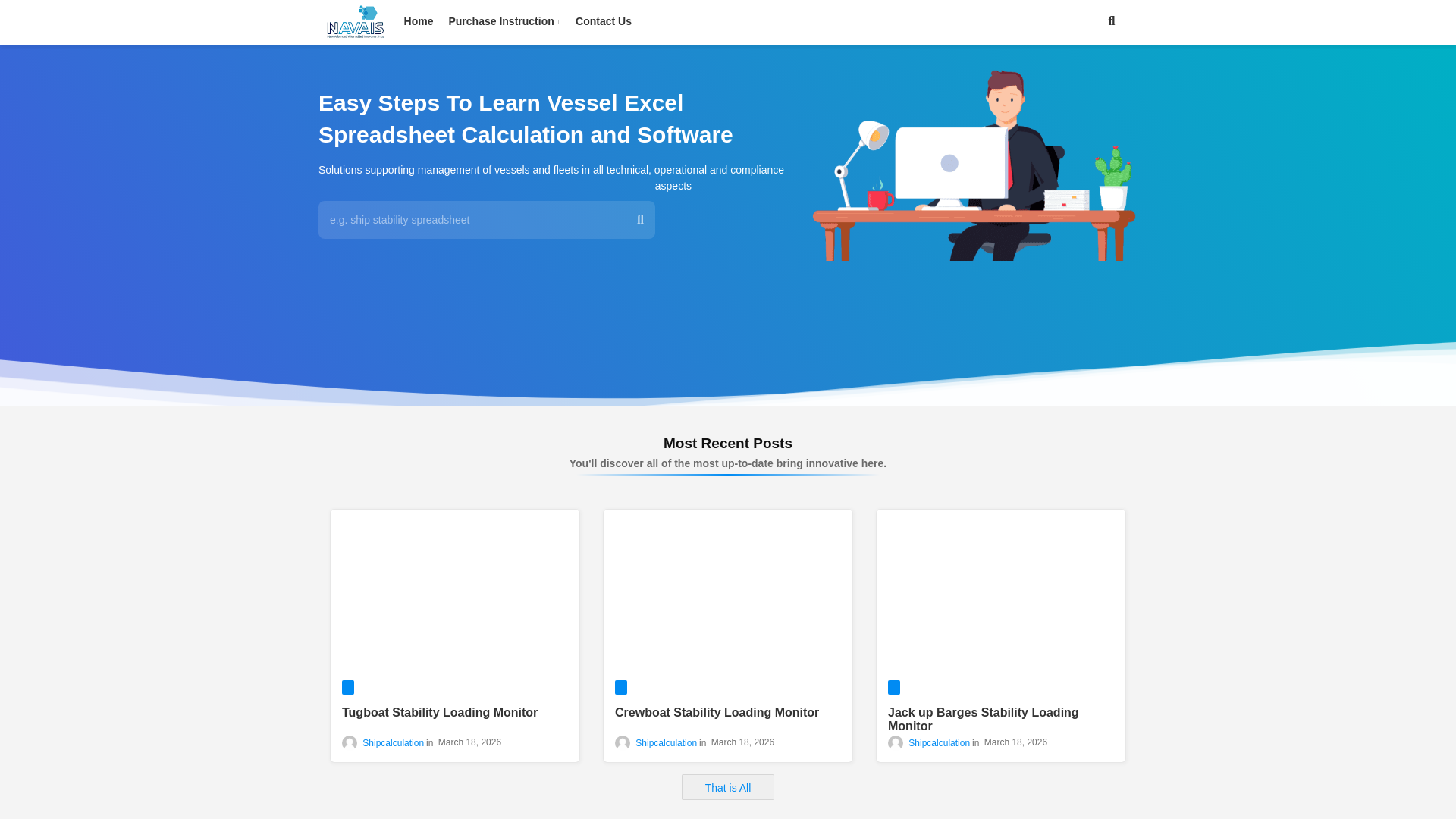 website screenshot of https://navalsoftware.org/