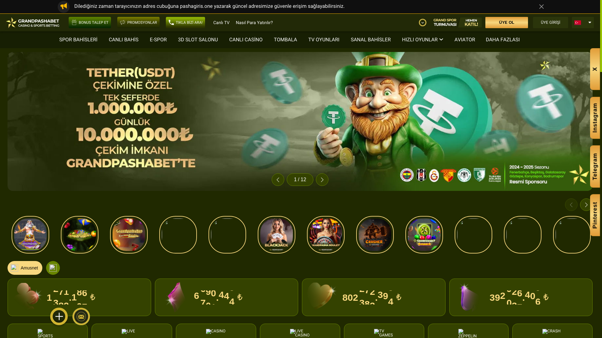 website screenshot of https://qrandpashabet30032.com/