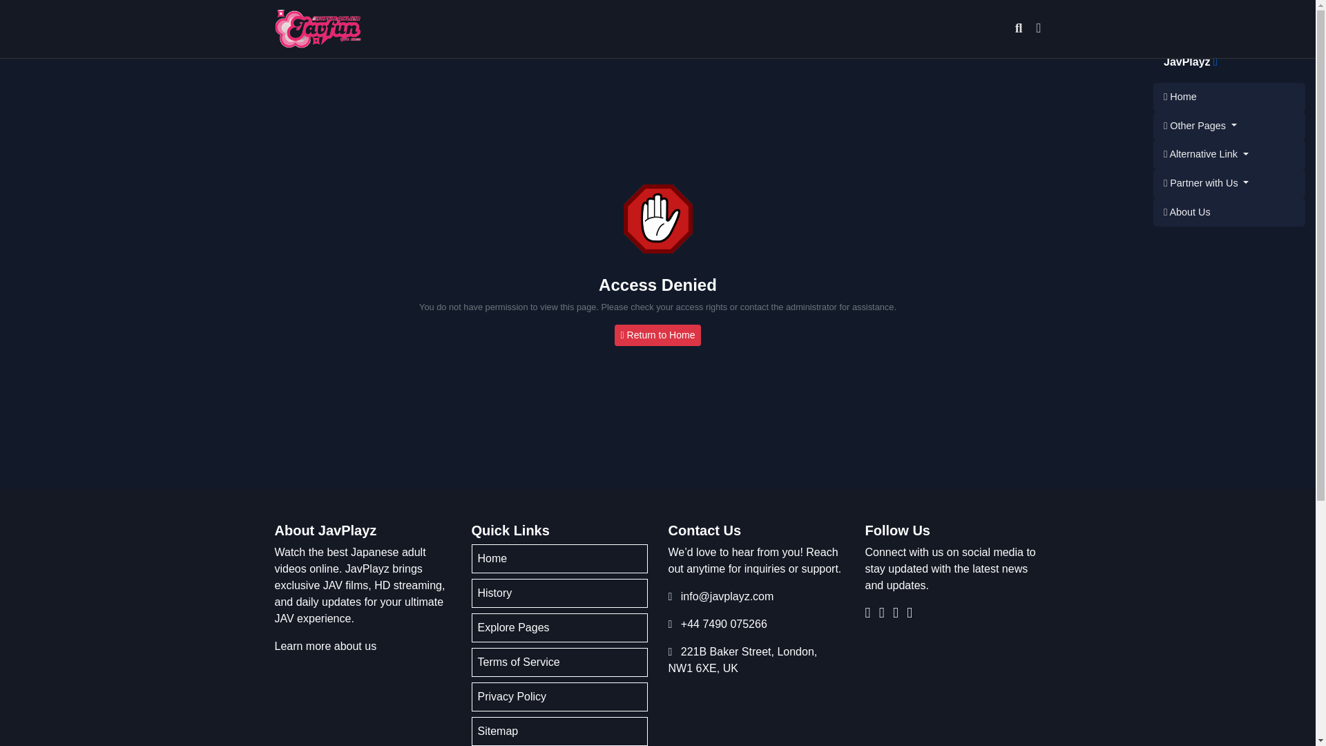 website screenshot of https://javplayz.com/