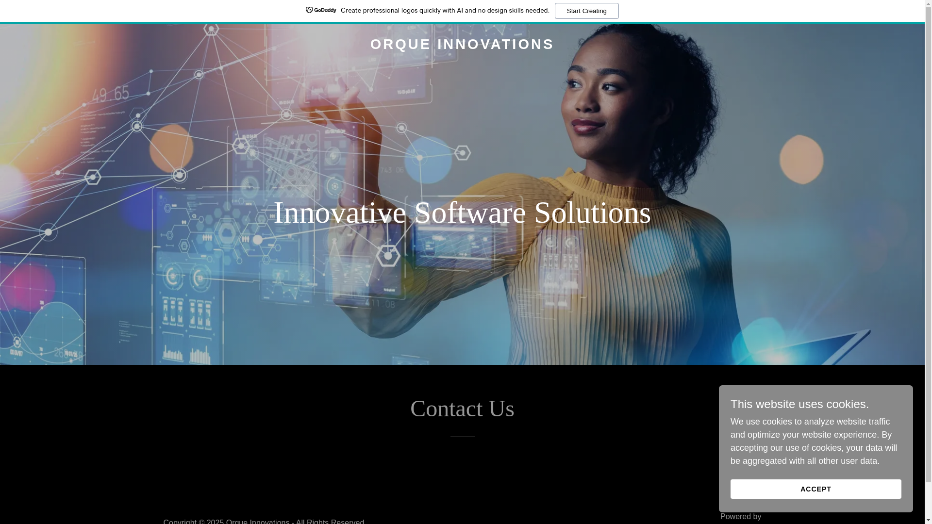 website screenshot of https://orqueinnovations.com/