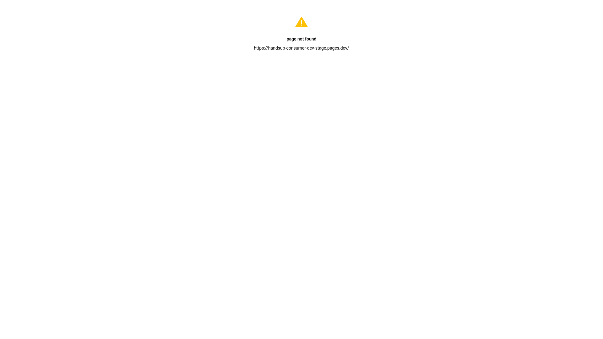 website screenshot of https://handsup-consumer-dev-stage.pages.dev/